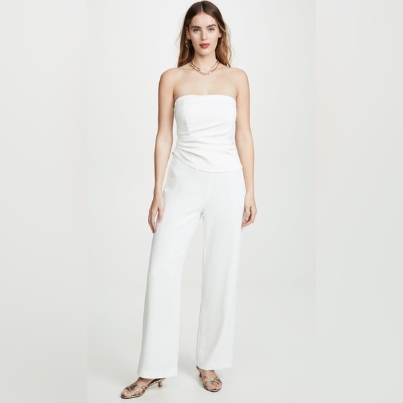 Ronny Kobo Ambre Strapless Jumpsuit in Black - Picture 13 of 13